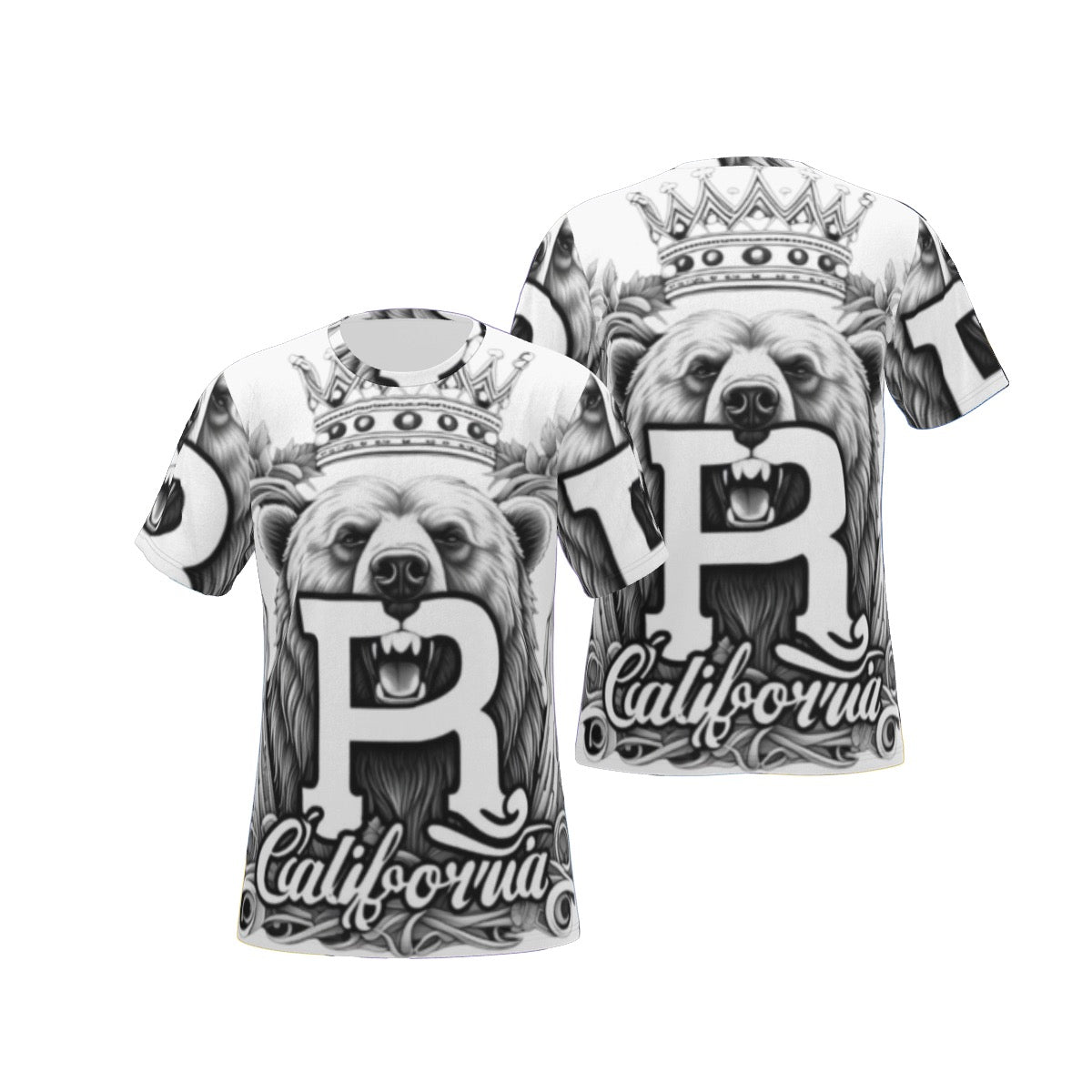 WHITE California Royalty Roots Rising T-Shirt