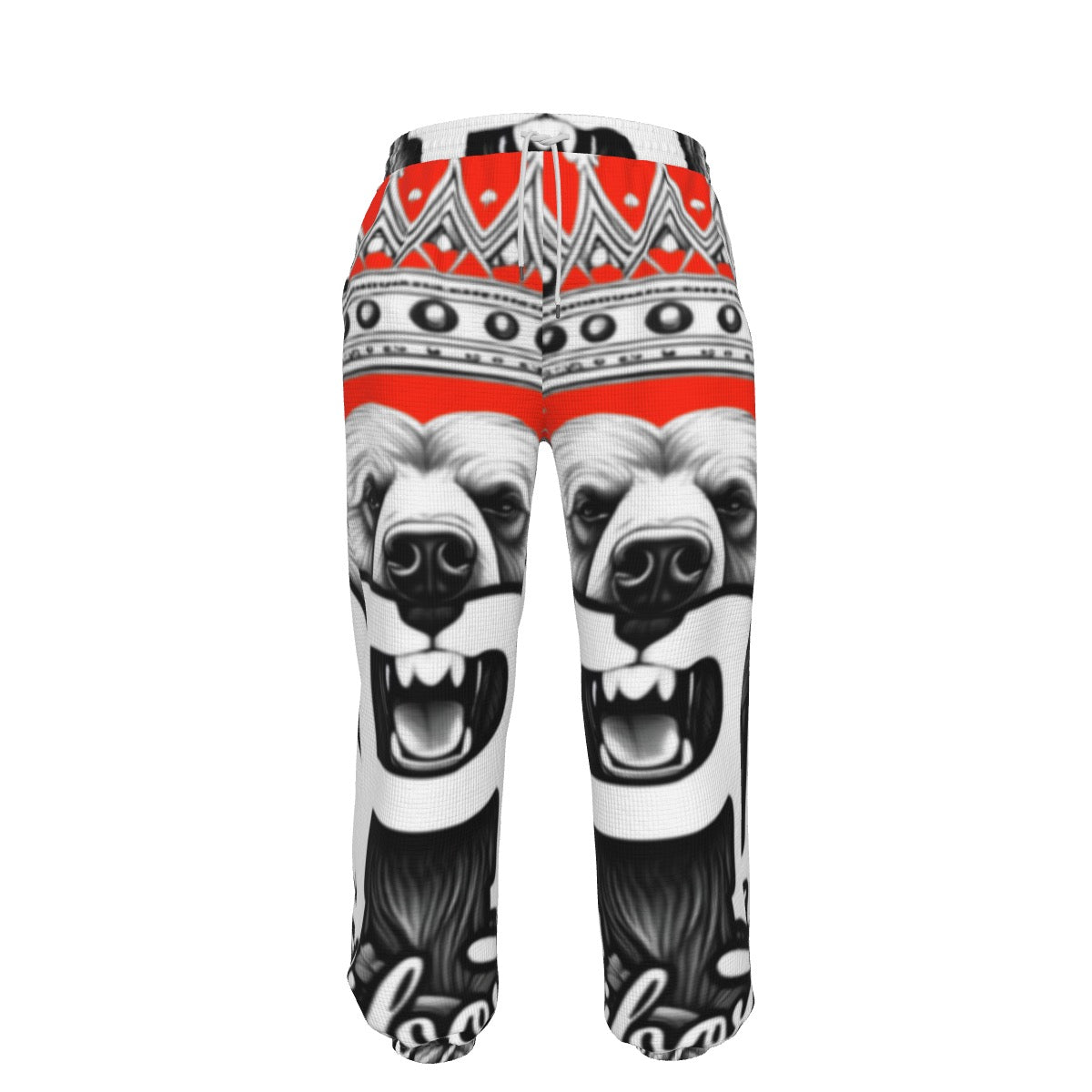 RED CALIFORNIA ROYALTY ROOTS RISING SWEATPANTS