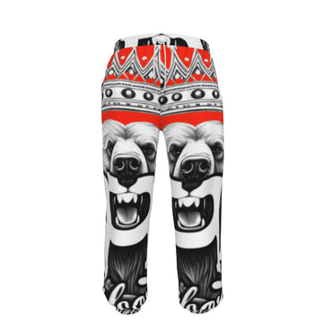 RED CALIFORNIA ROYALTY ROOTS RISING SWEATPANTS
