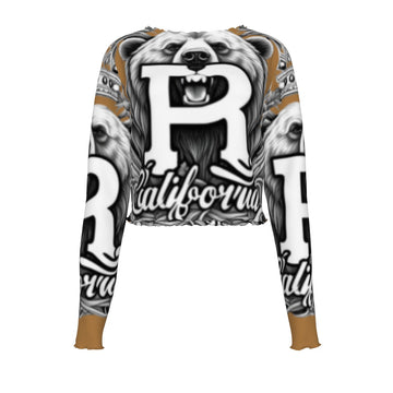 Brown California royalty long sleeve T-shirt