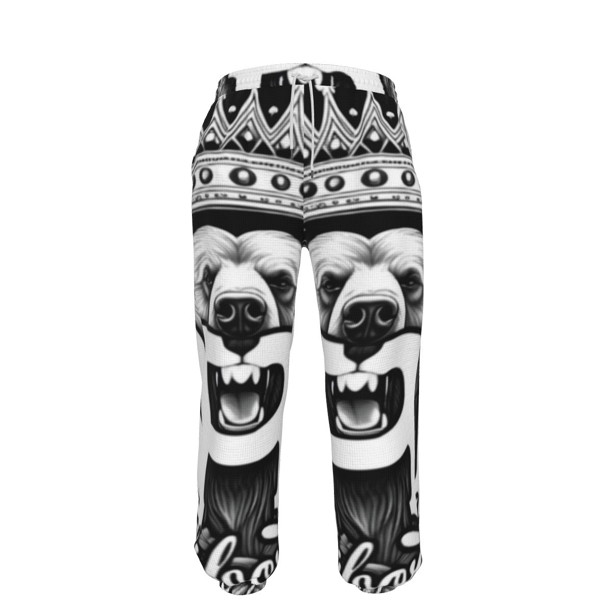 BLACK CALIFORNIA ROYALTY ROOTS RISING SWEATPANTS
