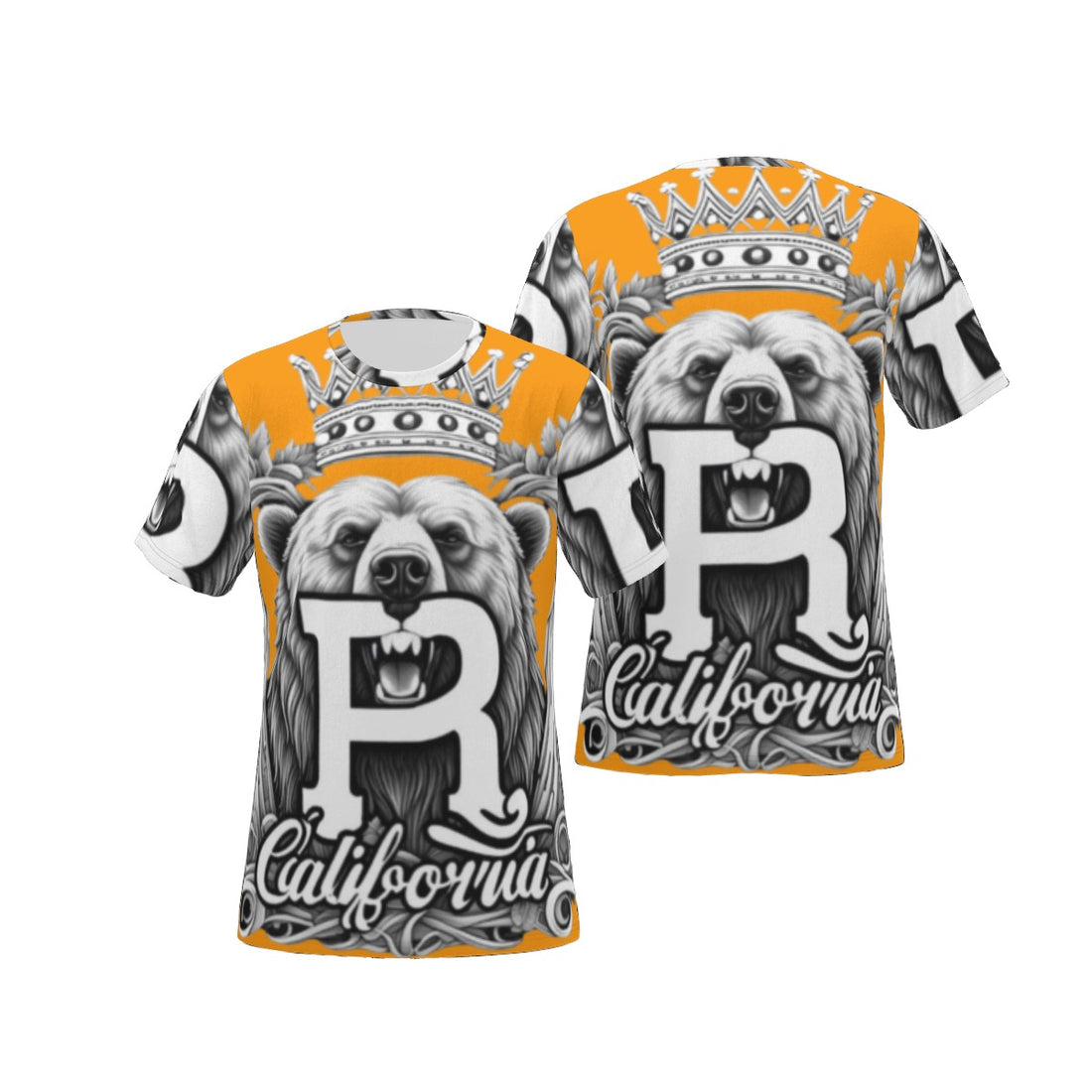 ORANGE CALIFORNIA ROYALTY ROOTS RISING T-SHIRT