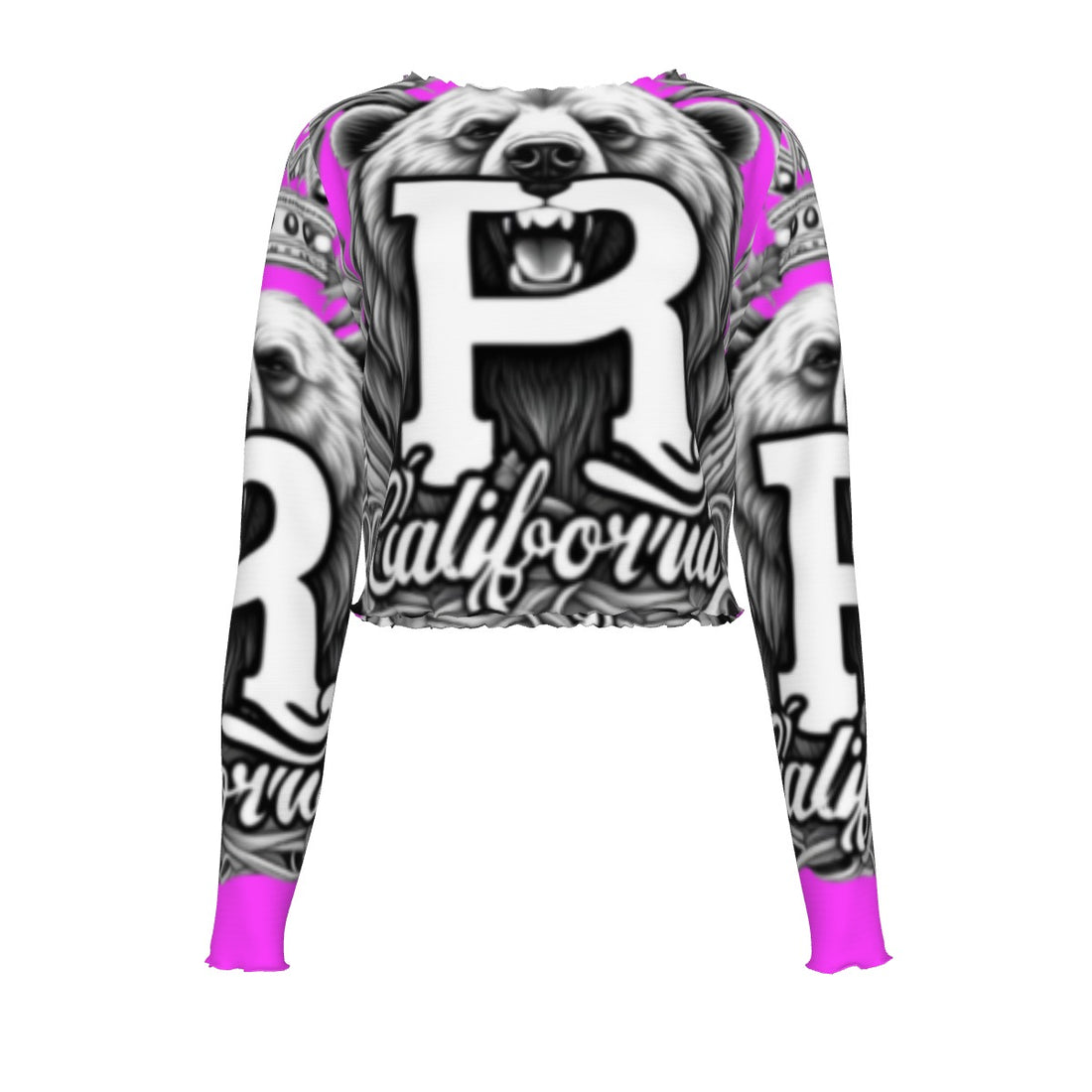 Pink California Royalty Long Sleeve T-Shirt