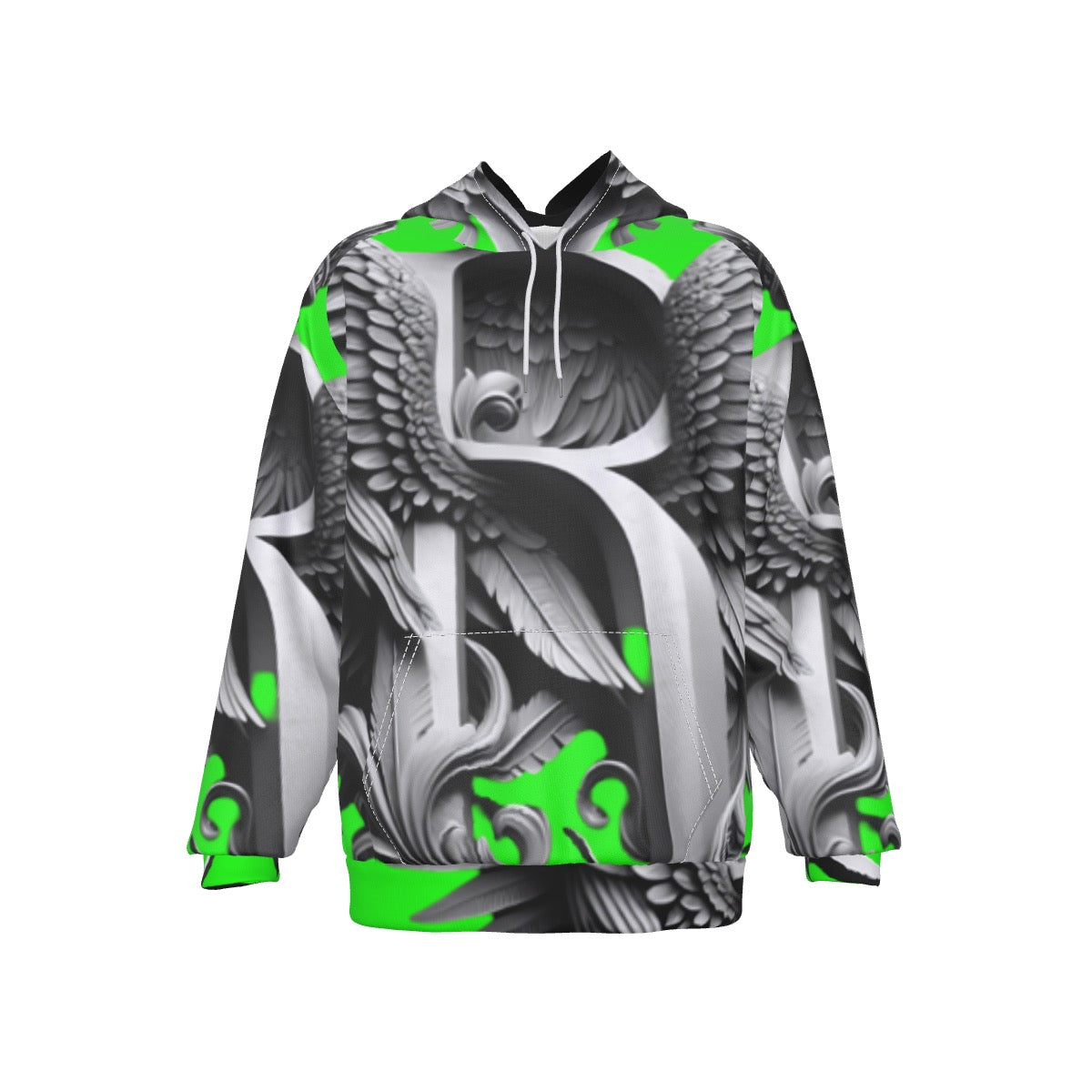 Sudadera con capucha Green Royalty Roots Rising
