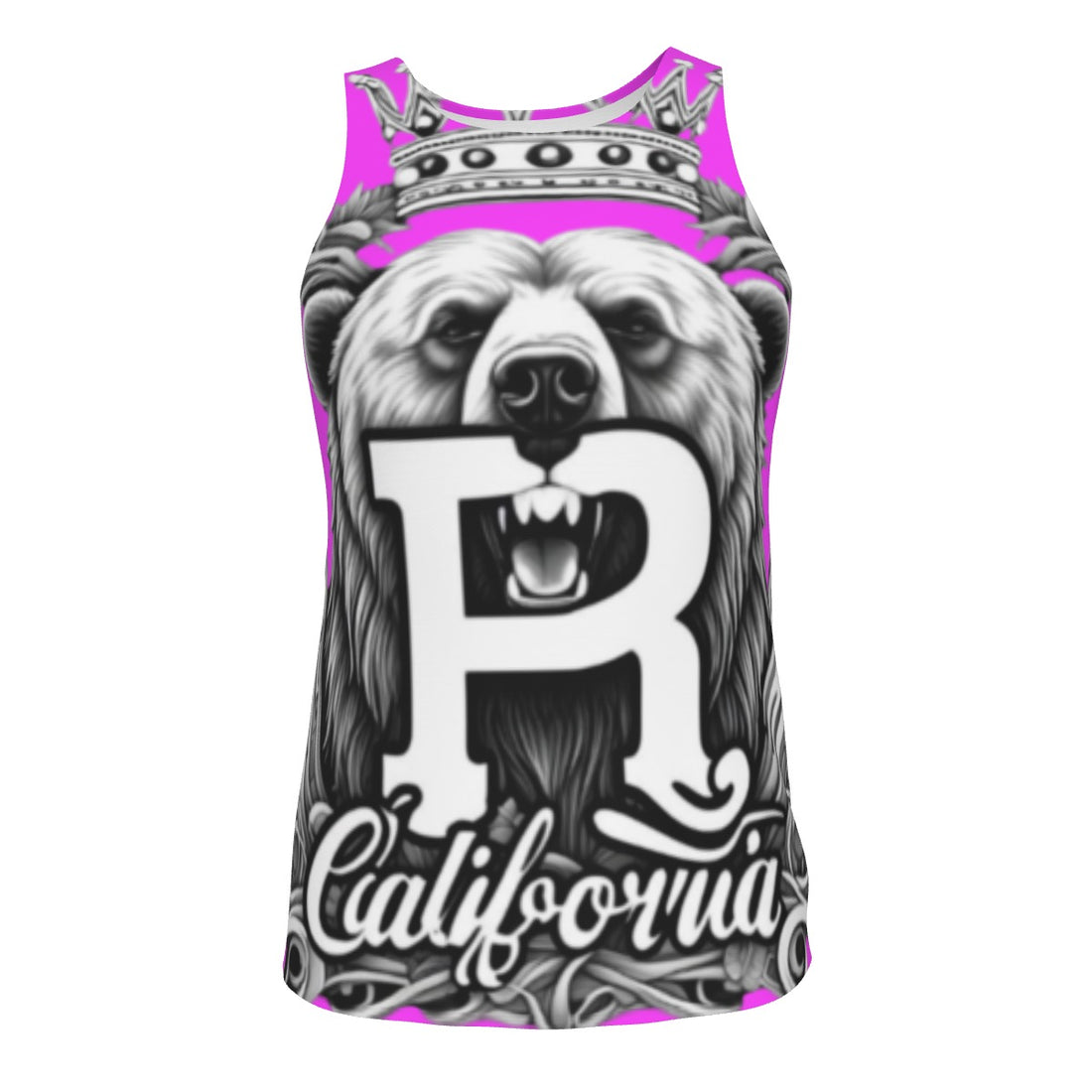 Pink Men's Tank Top