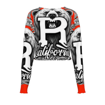 Red California Royalty Long Sleeve T-Shirt