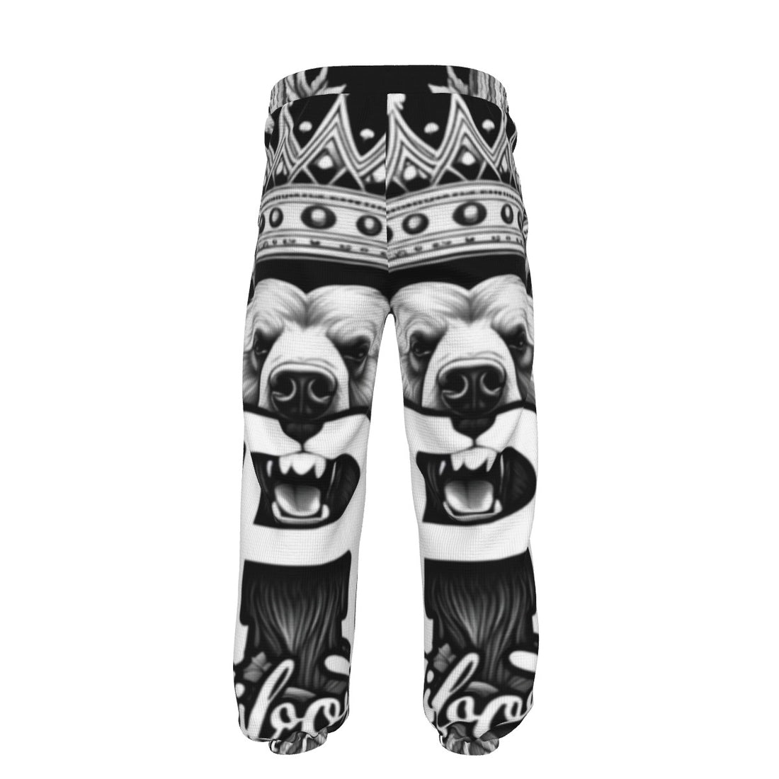 BLACK CALIFORNIA ROYALTY ROOTS RISING SWEATPANTS