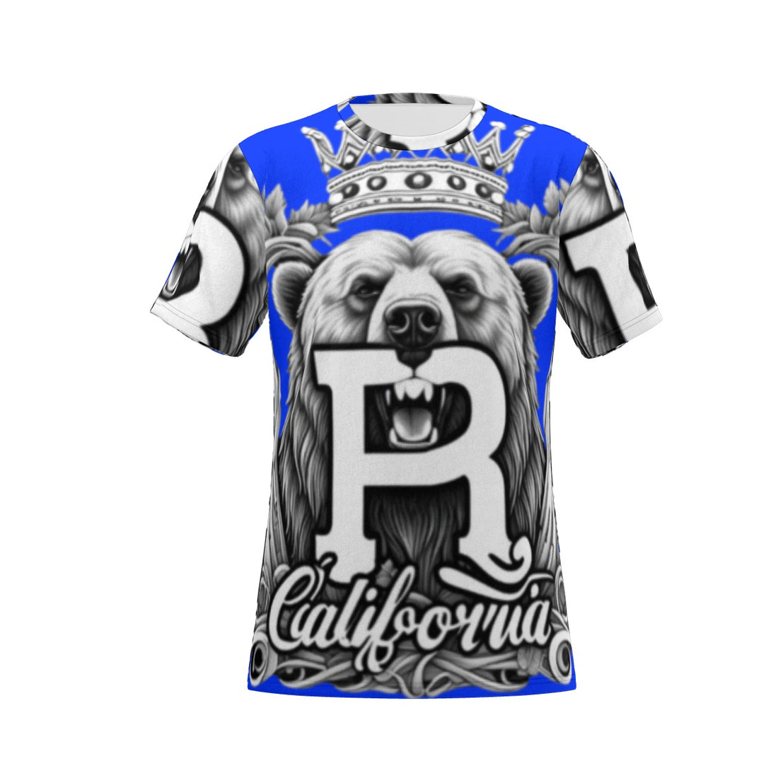 BLUE CALIFORNIA ROYALTY ROOTS RISING T-SHIRT