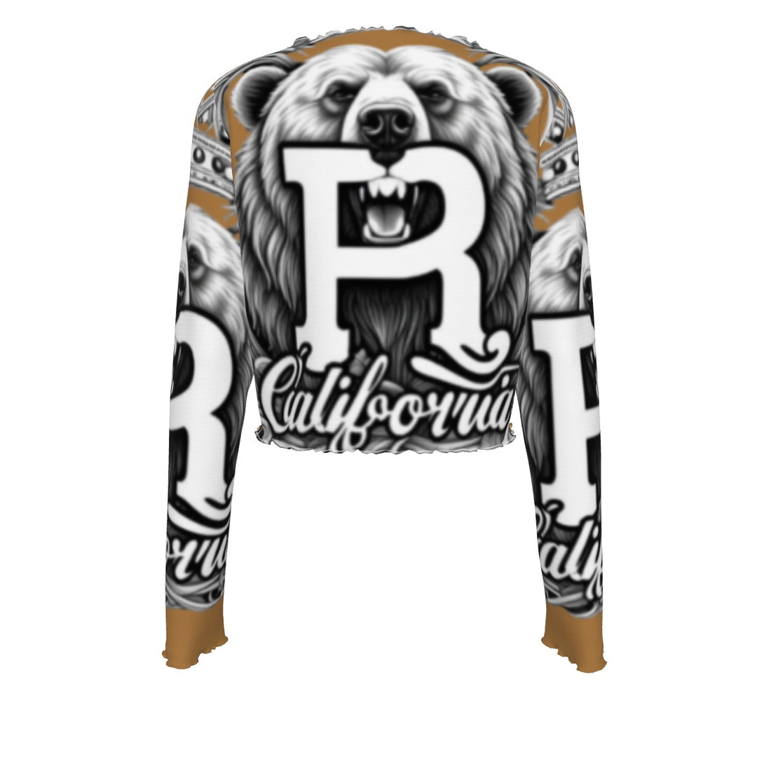 Brown California royalty long sleeve T-shirt