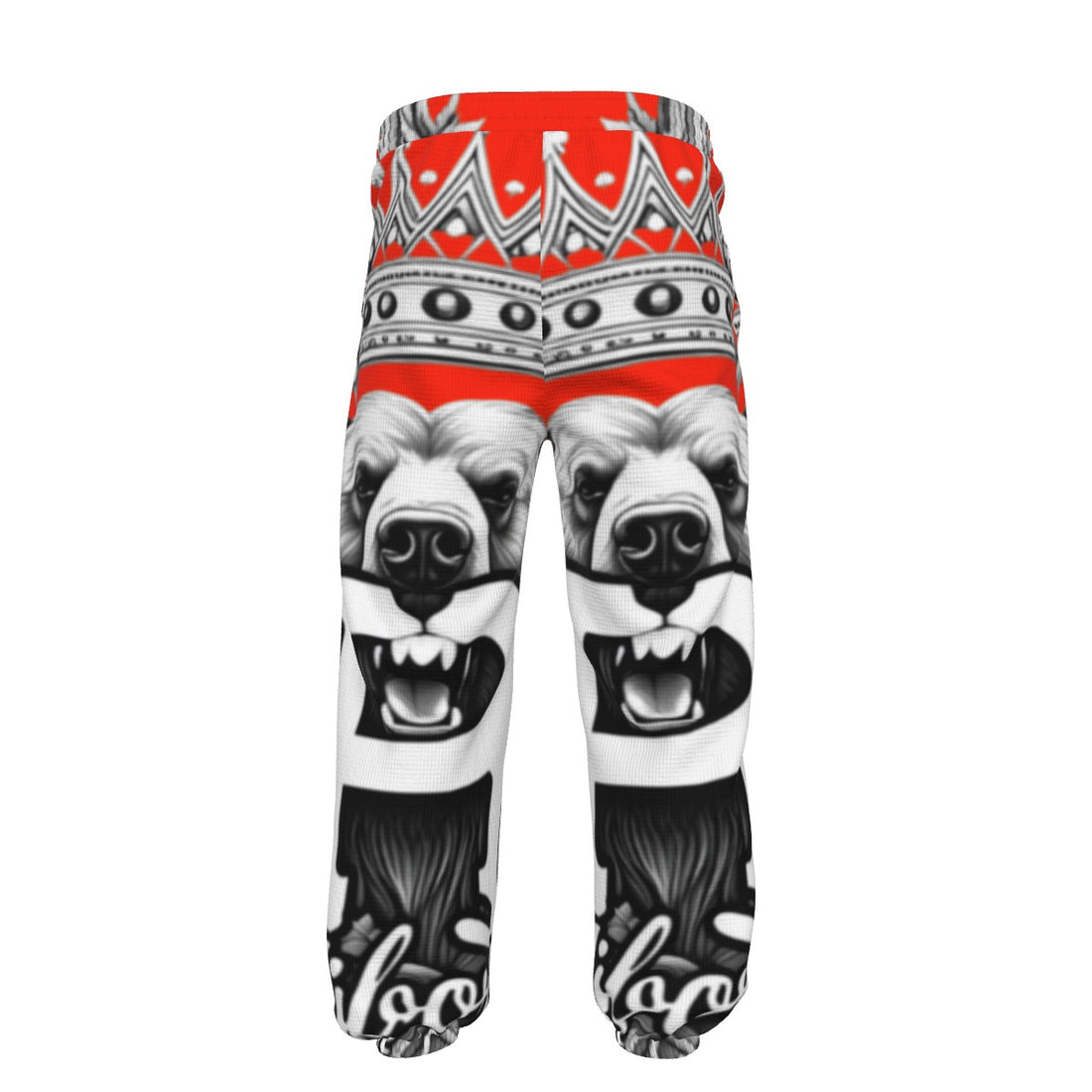 RED CALIFORNIA ROYALTY ROOTS RISING SWEATPANTS