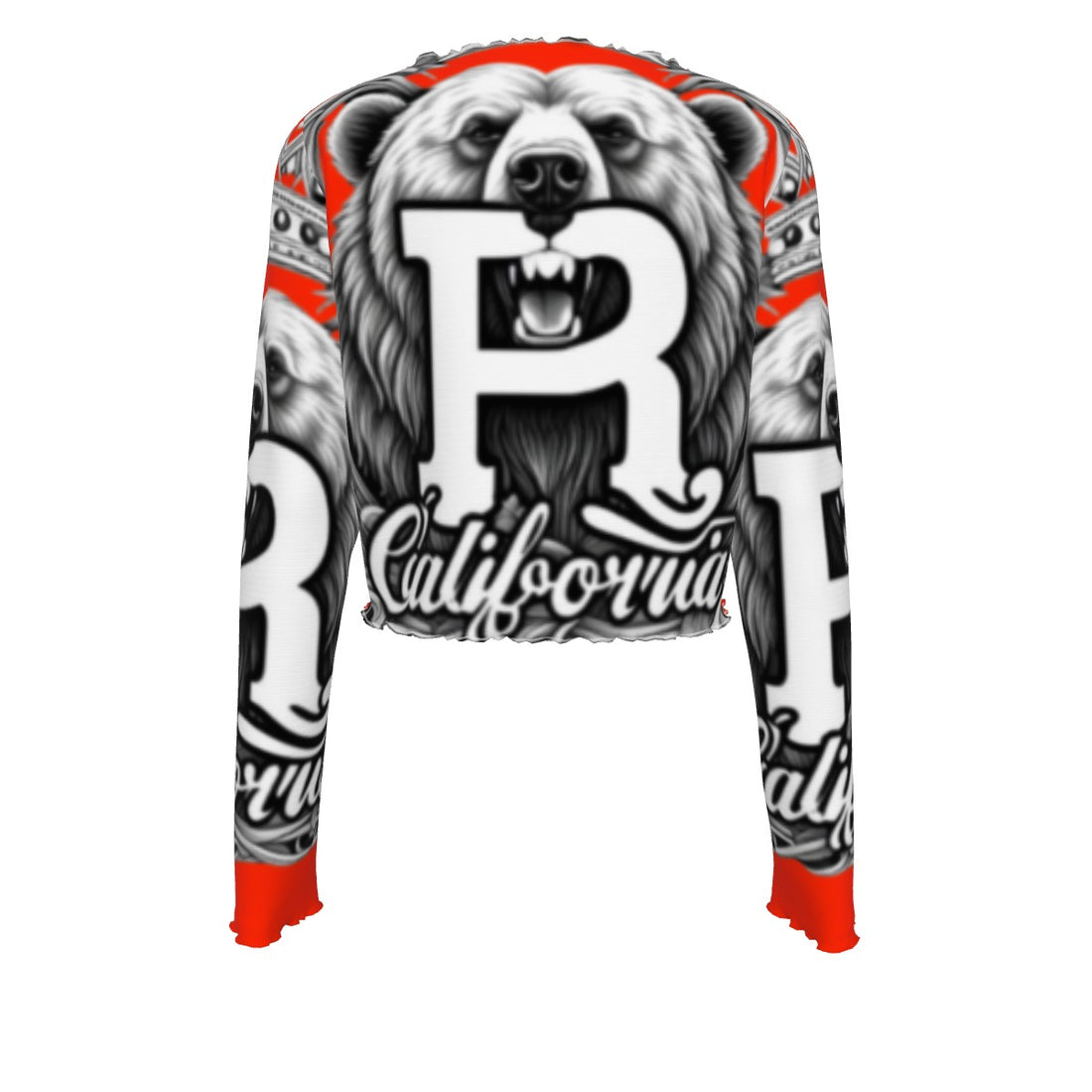 Red California Royalty Long Sleeve T-Shirt