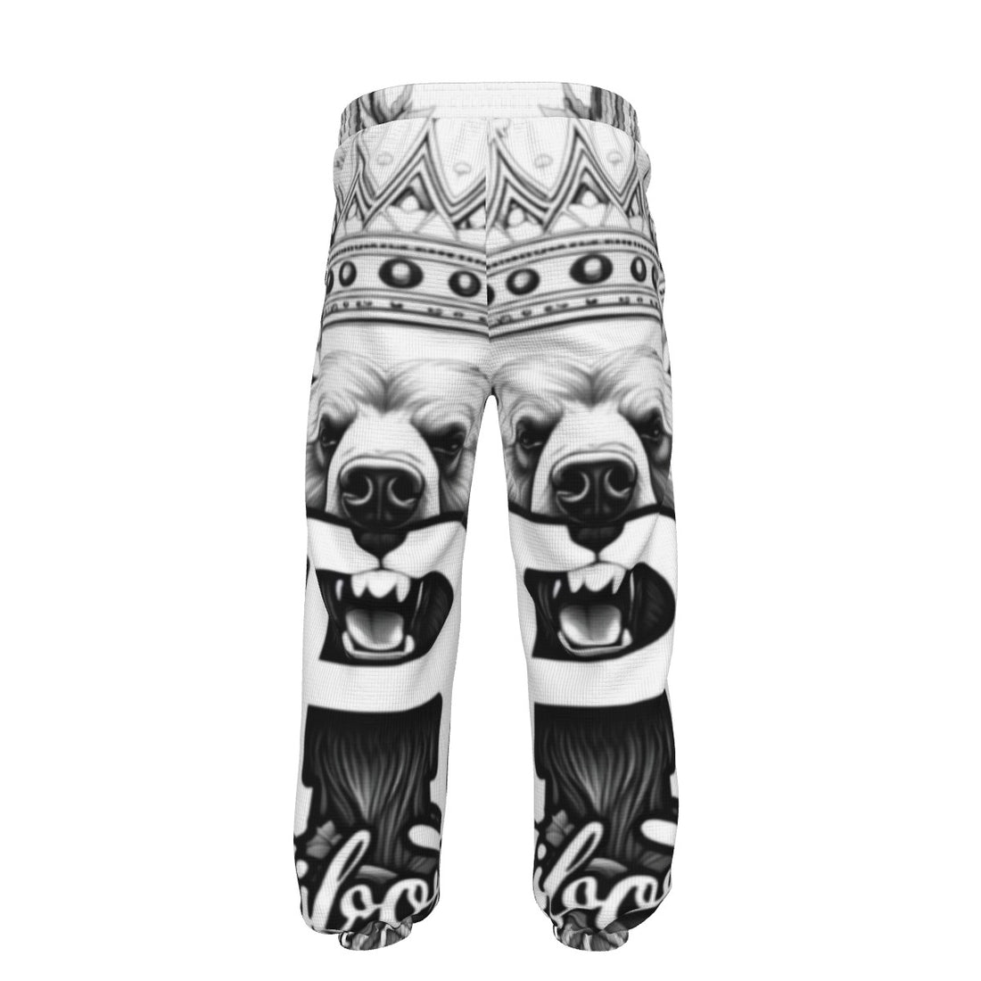 WHITE CALIFORNIA ROYALTY ROOTS RISING SWEATPANTS