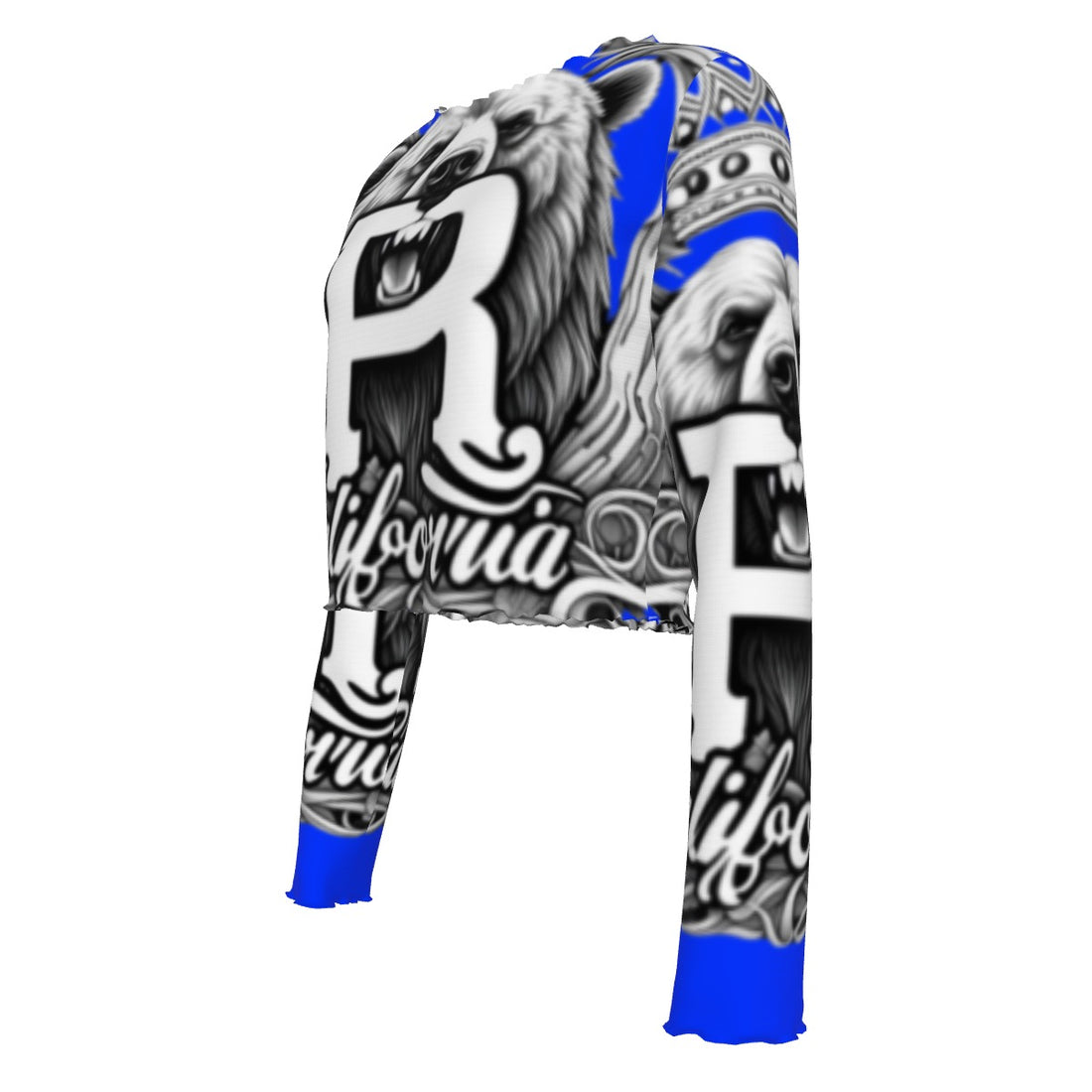 Blue California Royalty Long Sleeve T-Shirt