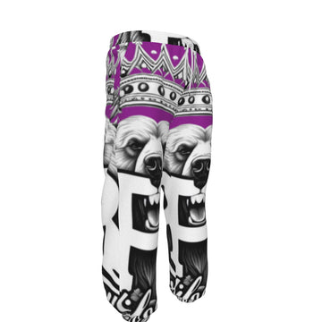 PURPLE CALIFORNIA ROYALTY ROOTS RISING SWEATPANTS