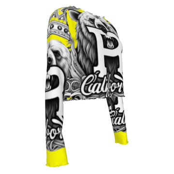 Yellow California Royalty Long Sleeve T-Shirt