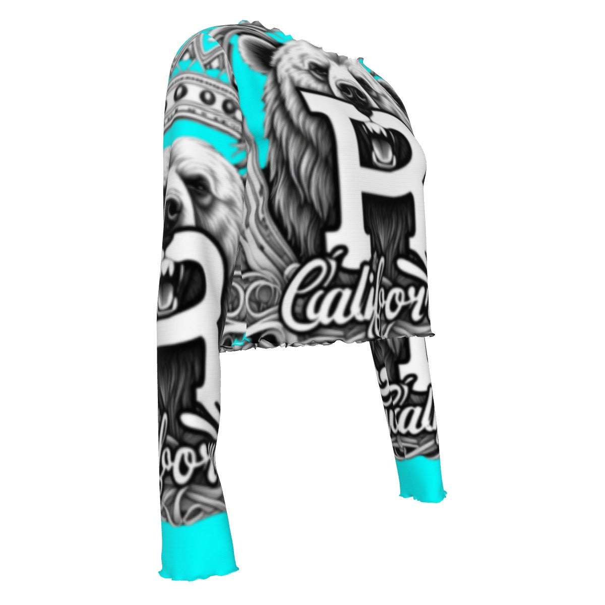 Baby Blue California Royalty Long Sleeve T-Shirt
