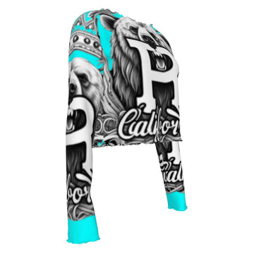 Baby Blue California Royalty Long Sleeve T-Shirt