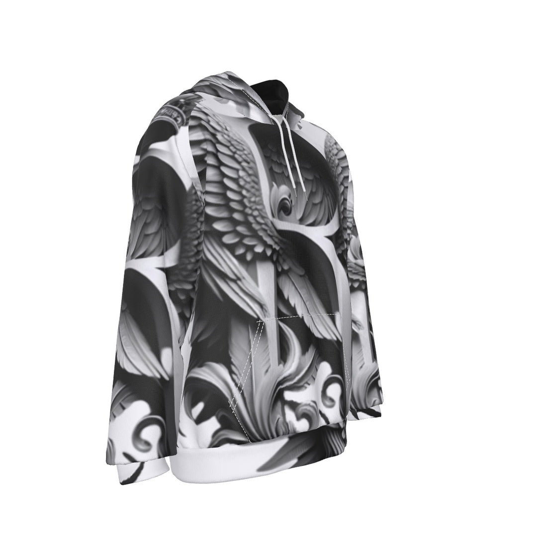 White Royalty Roots Rising Hoodie