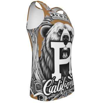 Brown Men's Tank Top
