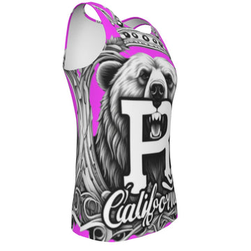 Pink Men's Tank Top